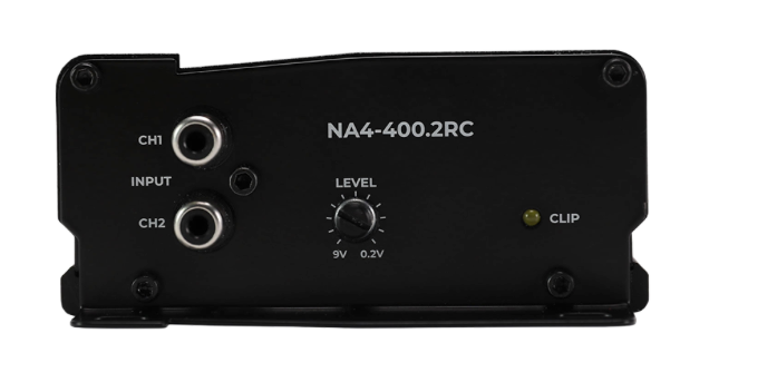 MB Quart 2-Channel Nautic Compact Waterproof Marine Amplifier 400W - Polaris Ride Command Compatible: NA4-400.2RC