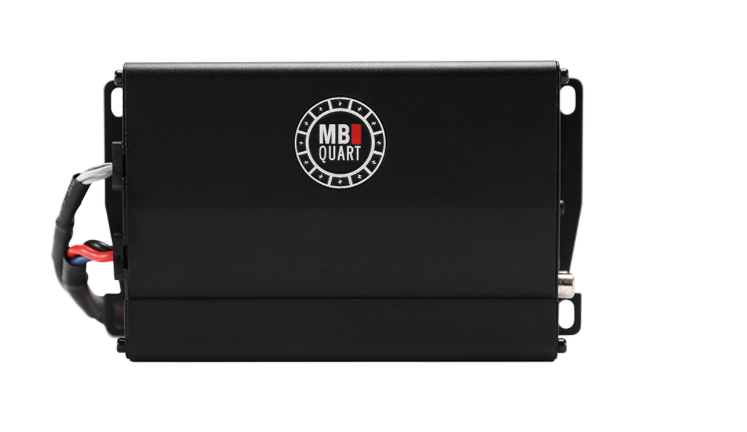 MB Quart 2-Channel Nautic Compact Waterproof Marine Amplifier 400W - Polaris Ride Command Compatible: NA4-400.2RC