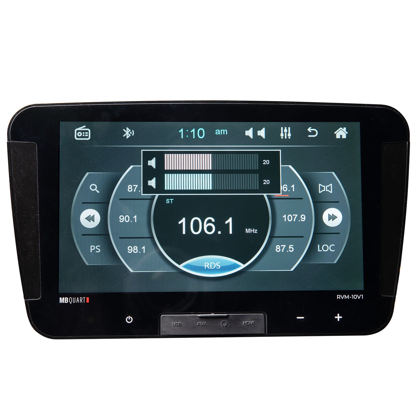 MB Quart RVM-10V1 - 10 Touchscreen RV Source Unit