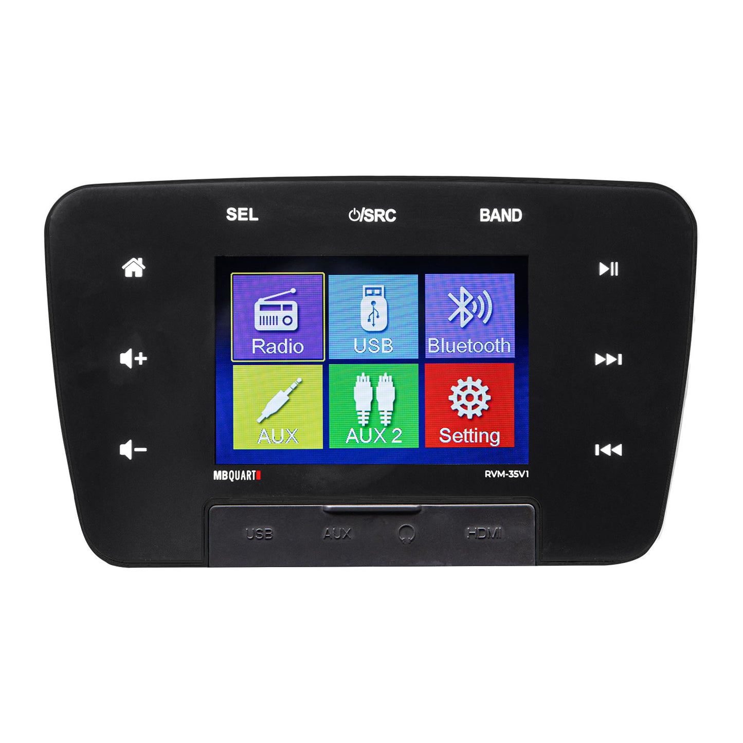MB Quart RVM-35V1 - 3.5 Touchscreen RV Source Unit