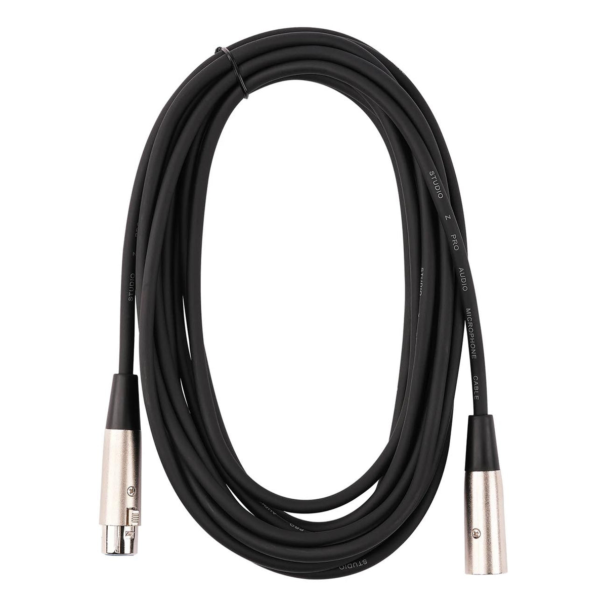 Nippon Studio Z 3-Pin Male-to-Female XLR Microphone Cable, 20 Feet