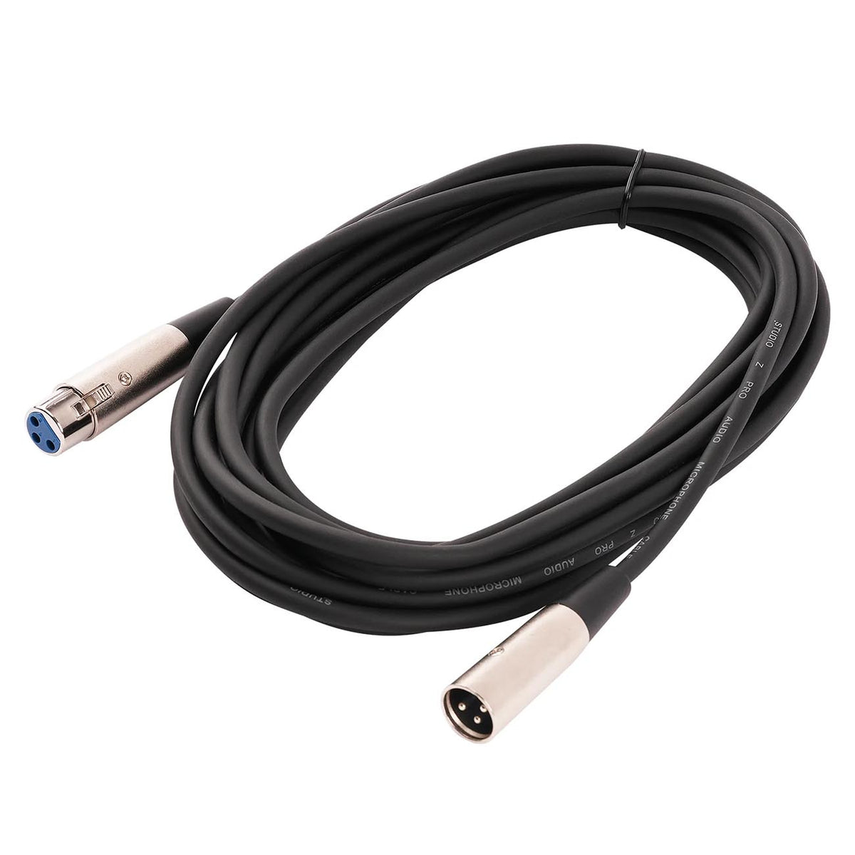 Nippon Studio Z 3-Pin Male-to-Female XLR Microphone Cable, 20 Feet