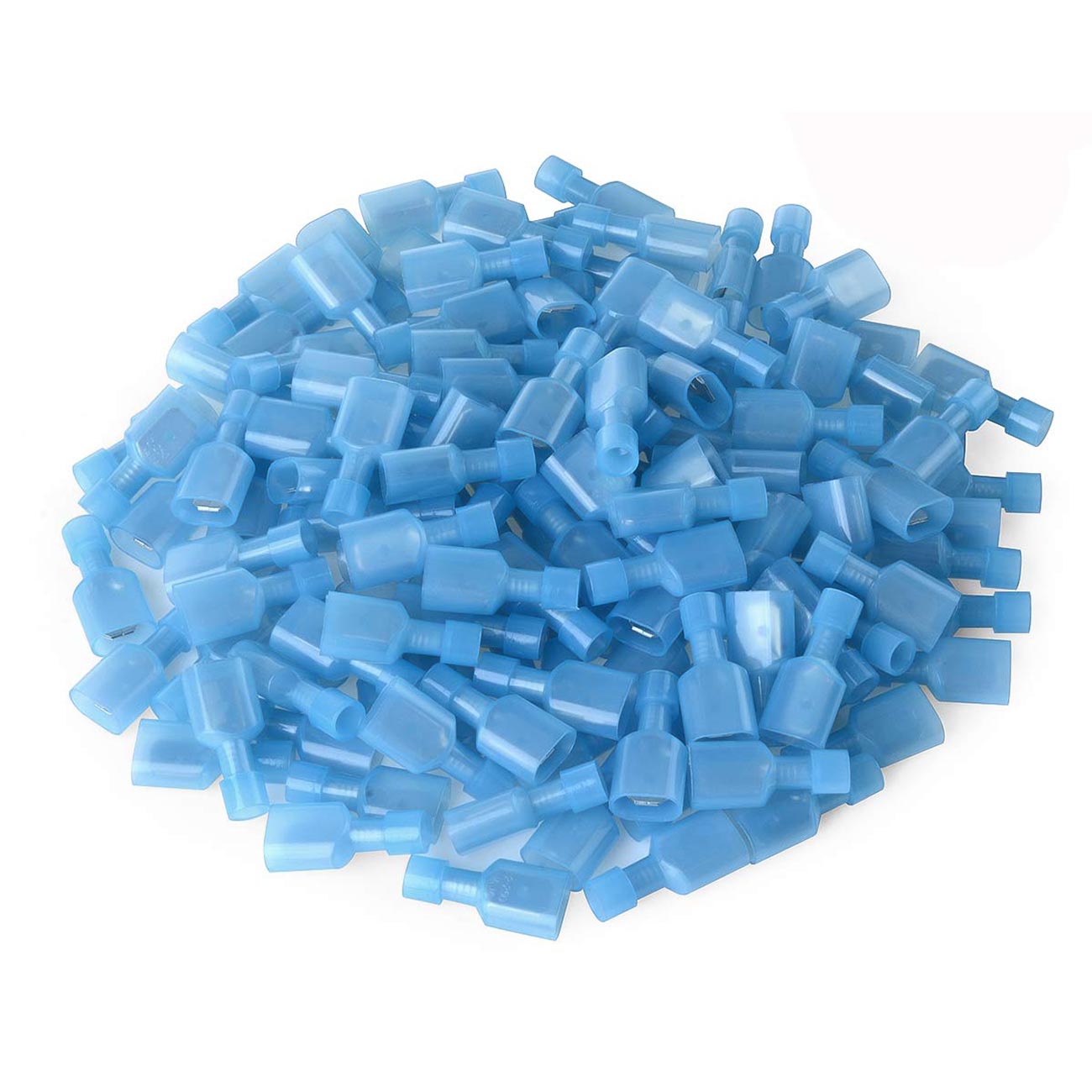 Xscorpion MD250NFB Insulated Male Quick Disconnect for 14/16 Gauge Wire, Blue (100 Pack)