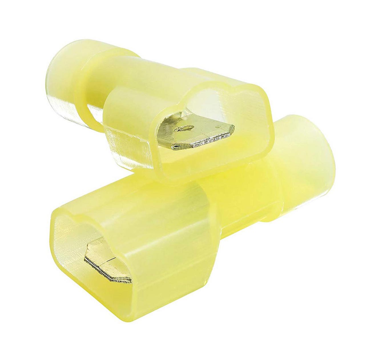 Xscorpion Insulated Male Quick Disconnect 10/12 Gauge - Yellow, Pack of 100