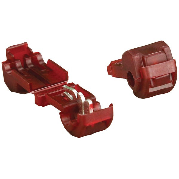 Install Bay 3mrtt 3m T-taps, 100 Count (22-18 Gauge; Red)
