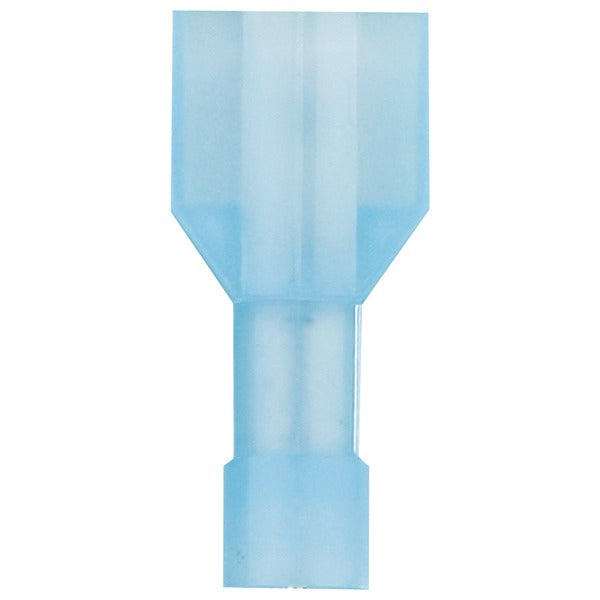 Install Bay Bnmd250f Nylon Fully Insulated Male Quick Disconnects, 100 Count (16-14 Gauge; Blue)