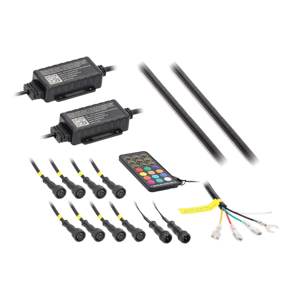 Heise Led Lighting Systems He-amb-2dr Chasing Lights Series Interior Ambient 2-door Lighting Kit, He-amb-2dr