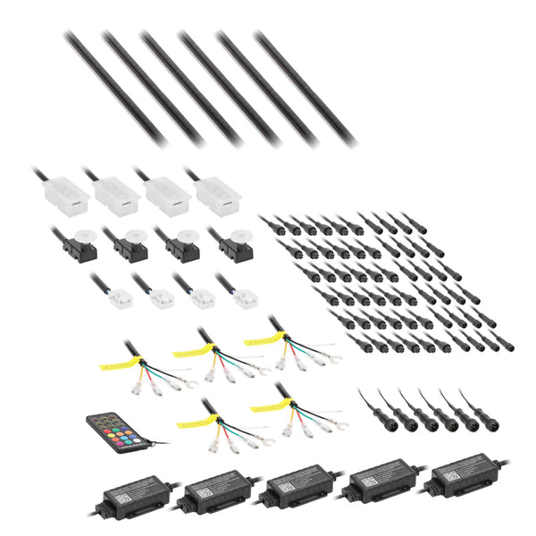 Heise Led Lighting Systems He-amb-car Chasing Lights Series Interior Ambient Lighting Kit, He-amb-car