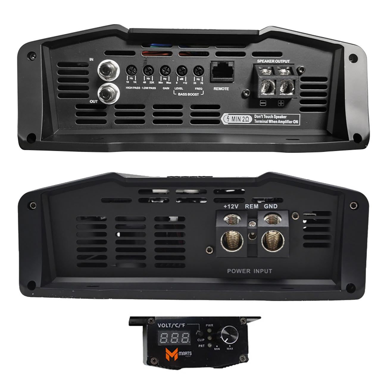 MARTS MFD30002OHM Digital Full-Range Monoblock Amplifier, 3,000W RMS