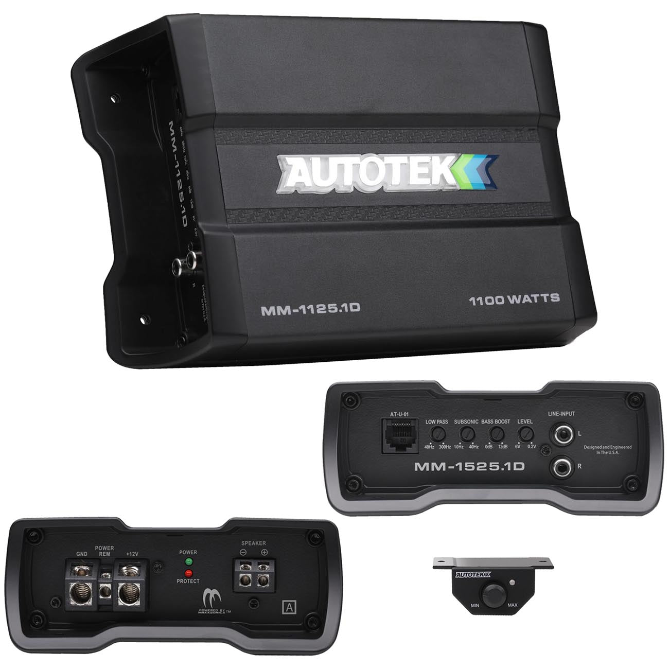 Autotek Mean Machine Compact D Class Amplifier - 1100 Watts - View 1