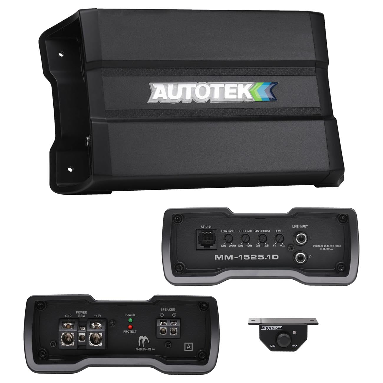 Autotek Mean Machine Compact D Class Amplifier 1500 Watts - MM15251D - View 1