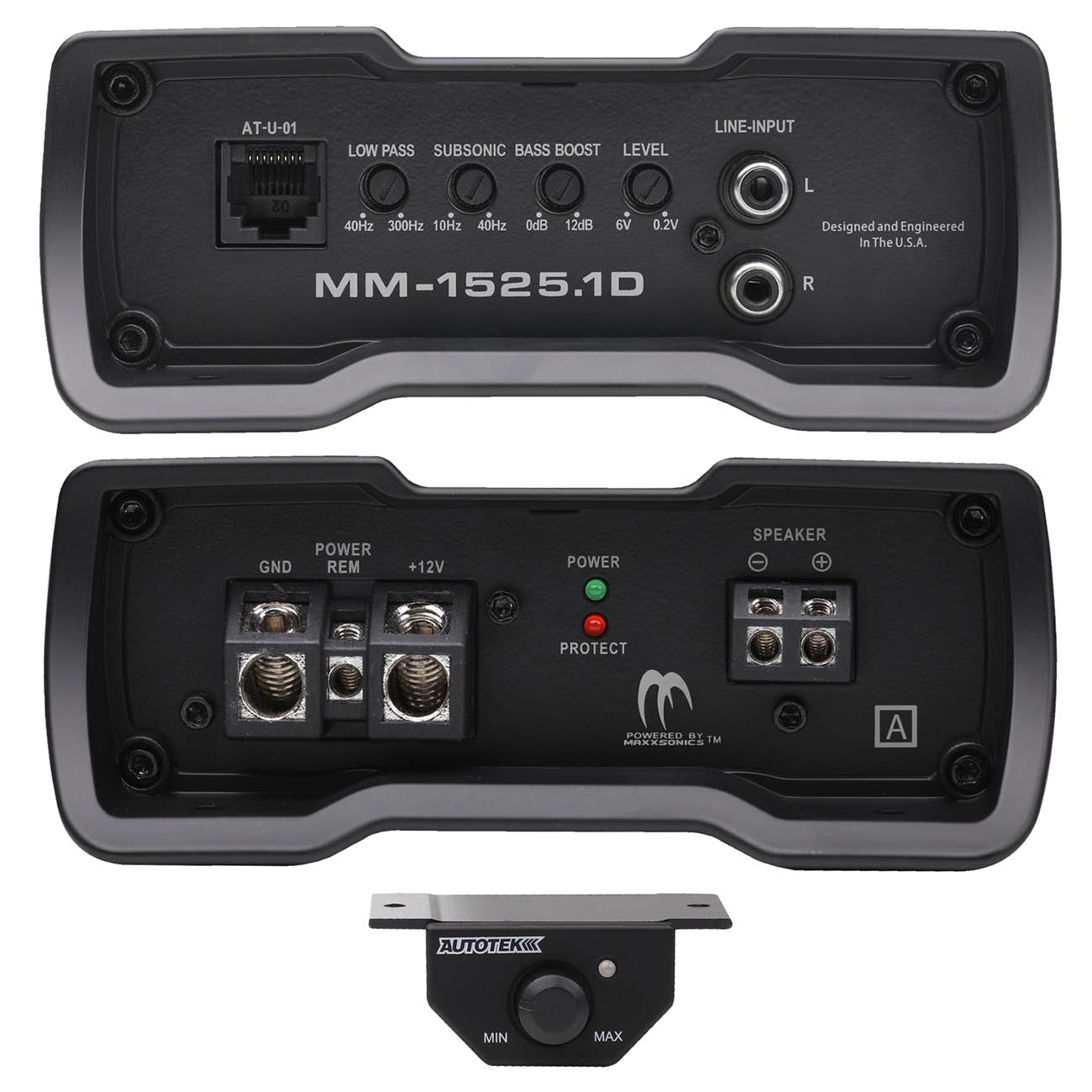Autotek Mean Machine Compact D Class Amplifier 1500 Watts - MM15251D - View 3