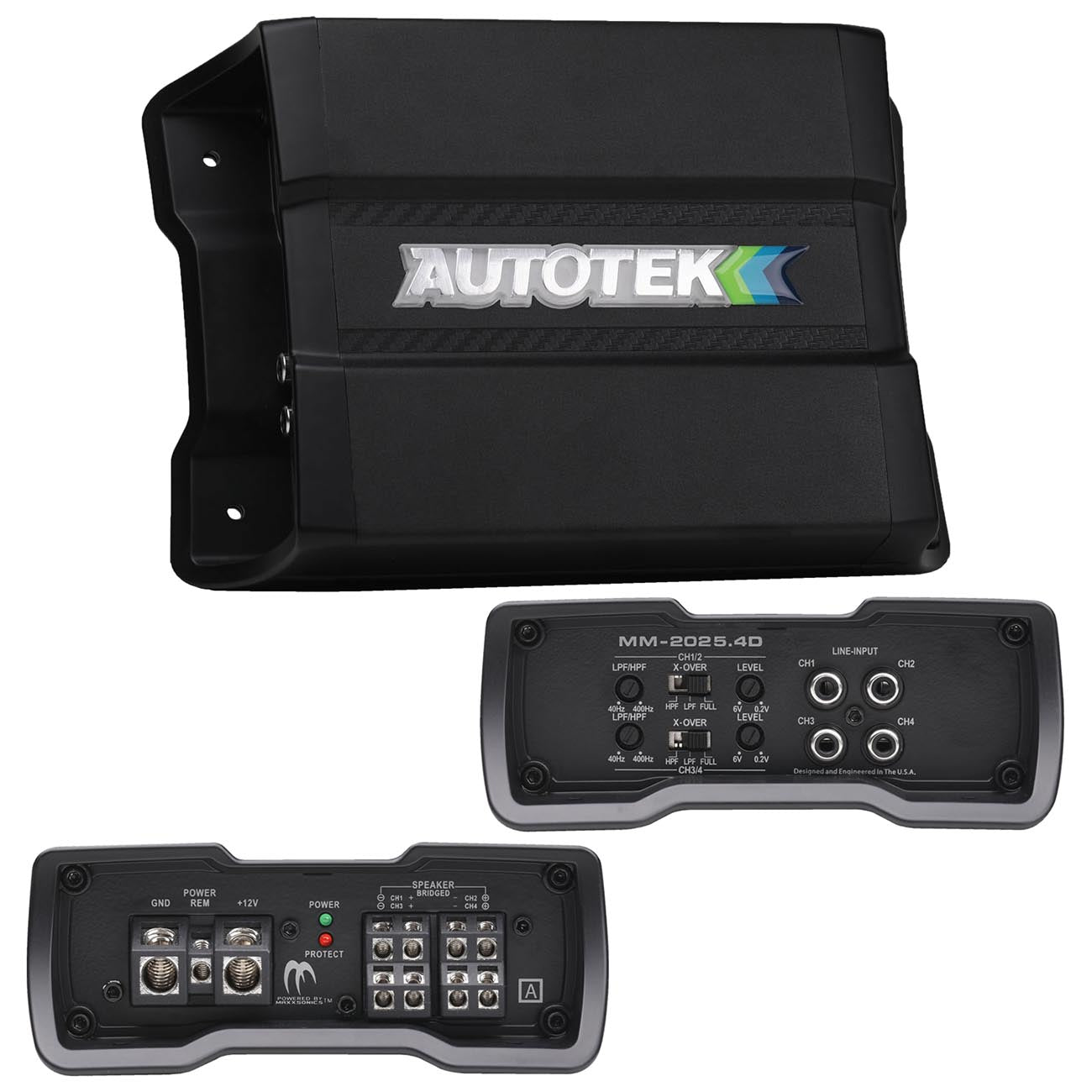 Autotek Mean Machine Compact D Class Amplifier - 2000 Watts, 4 Channel - View 1