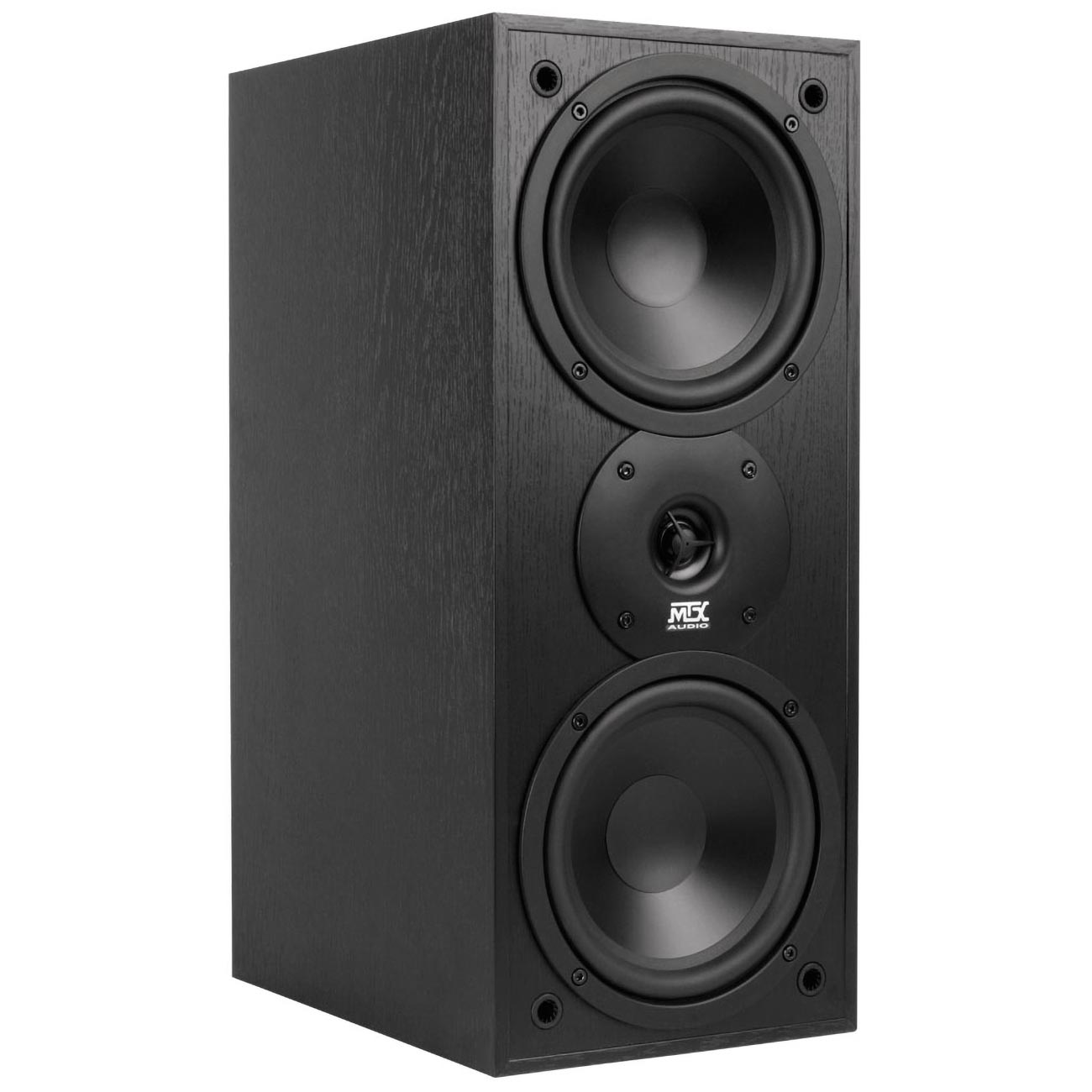 MTX Home Dual 6.5-Inch 2-Way Bookshelf Speaker – 100W RMS Power Handling