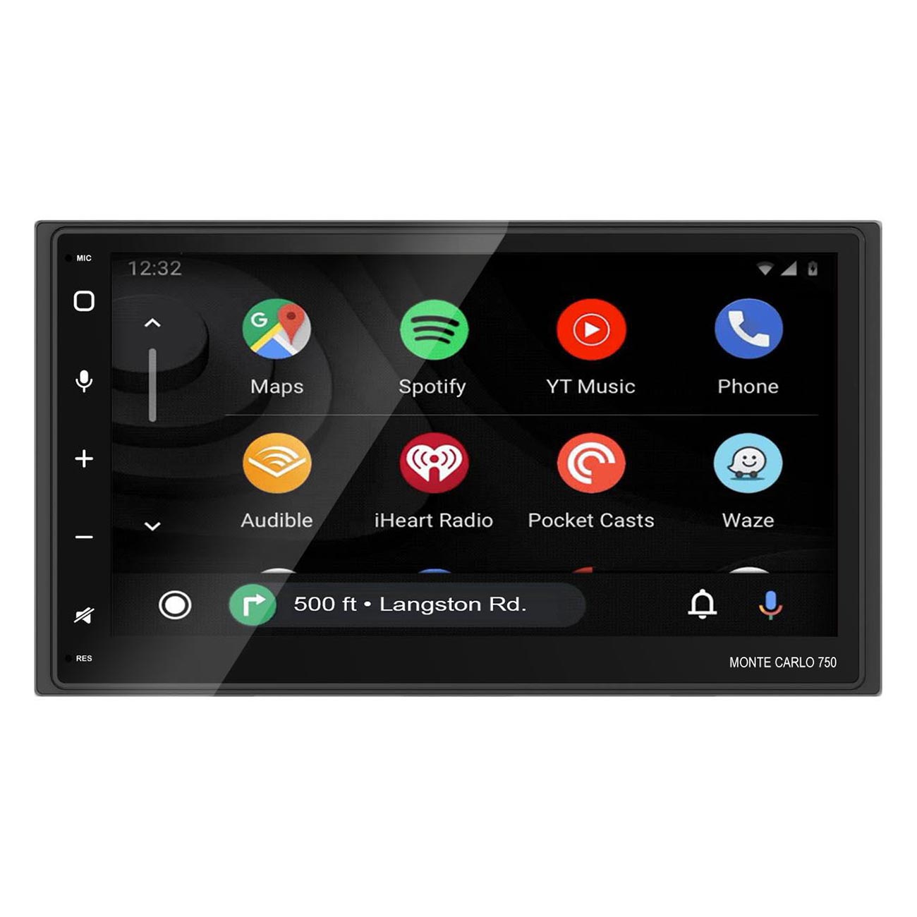 Blaupunkt 6.75-inch Double DIN Mechless Fixed Face Touchscreen Receiver with App - View 2
