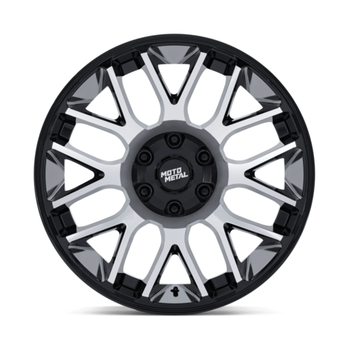 Moto Metal MO816 Overlook 20x9 Wheel in Gloss Black with Machined Face