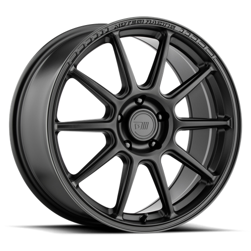 Motegi MR140 SS10 18x8.5-Inch Satin Black Wheel, 5x4.5-Inch Bolt Pattern, 45mm Offset