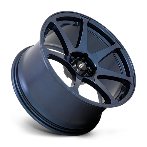 Motegi MR154 Battle 17x8-Inch Midnight Blue Wheel, 5x4.5 Bolt Pattern, +43 Offset