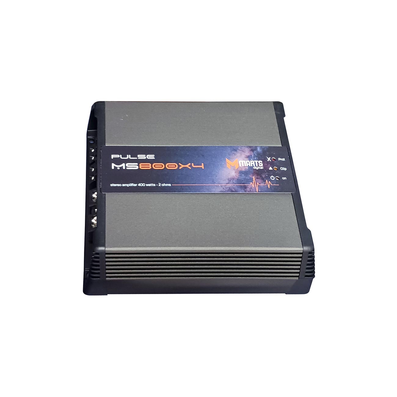 MARTS MS800X4 Digital Pulse 4-Channel Car Amplifier - 800W at 2 Ohms - View 2