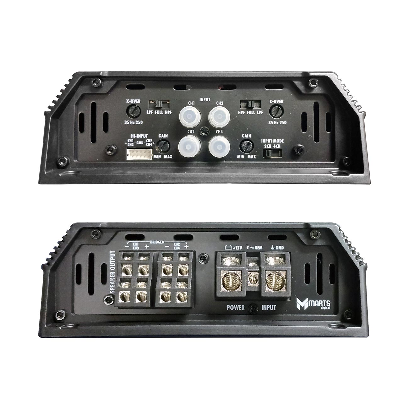 MARTS MS800X4 Digital Pulse 4-Channel Car Amplifier - 800W at 2 Ohms - View 4
