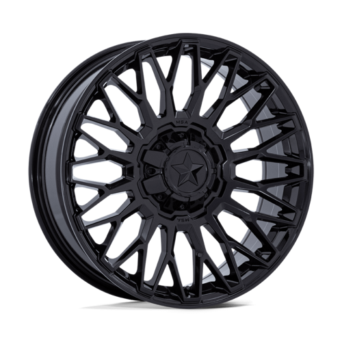 MSA Offroad Wheels M50 Clubber UTV 24x7 Gloss Black Wheel, 5x4.5 Bolt Pattern, +0 Offset