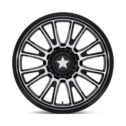 MSA Offroad Wheels M51 Thunderlips UTV 15x7 Gloss Black Machined Wheel, 5x4.5, +10 Offset