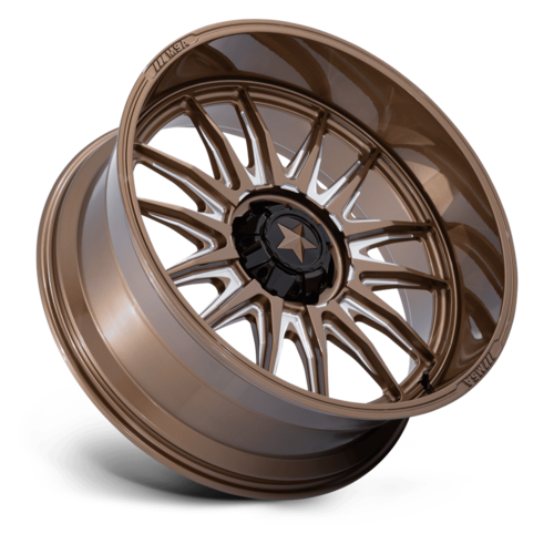 MSA Offroad Wheels M55 Commander UTV 15x7 Gloss Bronze Milled Wheel, 4x110, +10 Offset