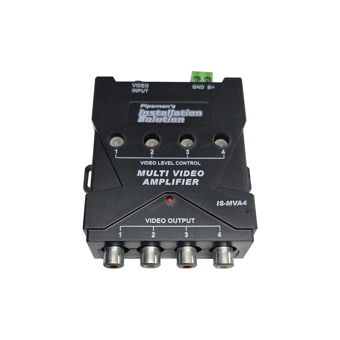 Audiopipe MVA04 Multi-Video Amplifier, 1 Input and 4 Outputs