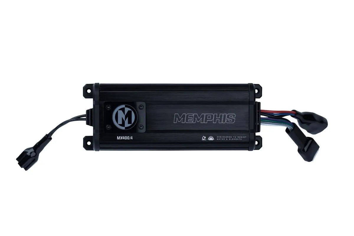 Memphis MX400.4 MX Powersports Series 100W x 4 @2Ohms, 400W Max Power 4-Channel - View 3