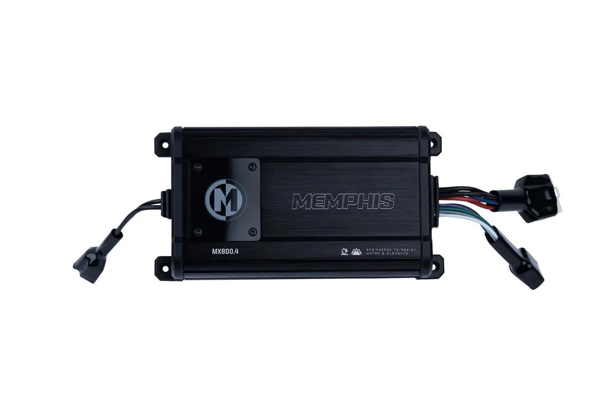 Memphis MX800.4 MX Powersports Series 100W x 4 @2Ohms, 400W Max Power 4-Channel - View 3