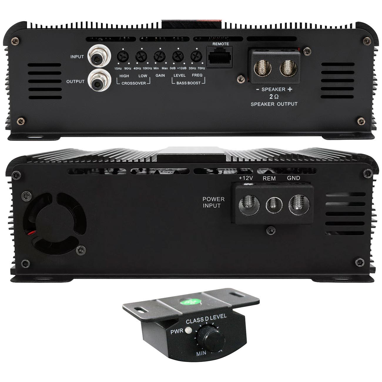 MARTS MXD20002OHM Full Range Monoblock Amplifier 2000W RMS - View 3