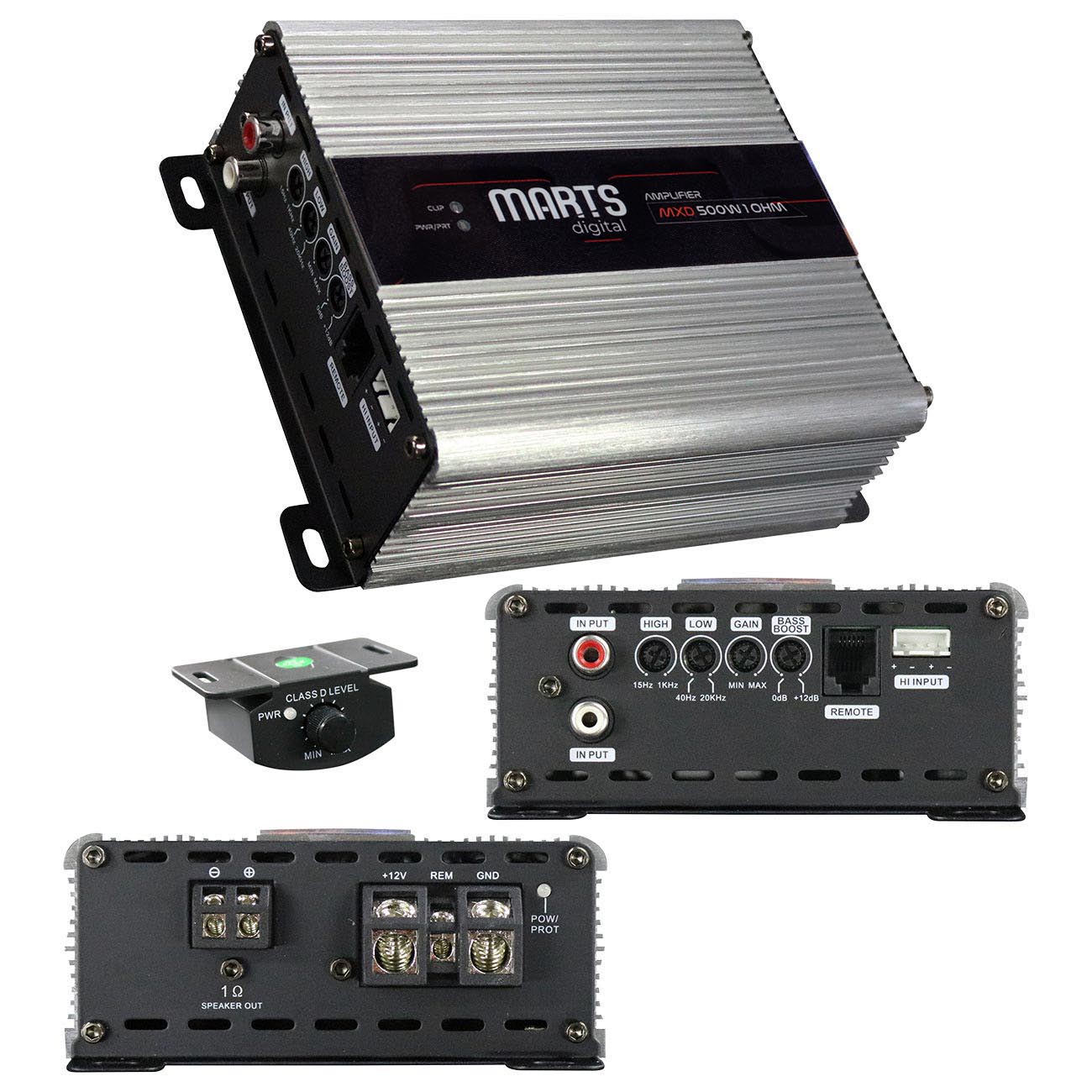 Marts MXD5001OHM Full Range Monoblock Amplifier - 500W RMS - View 1