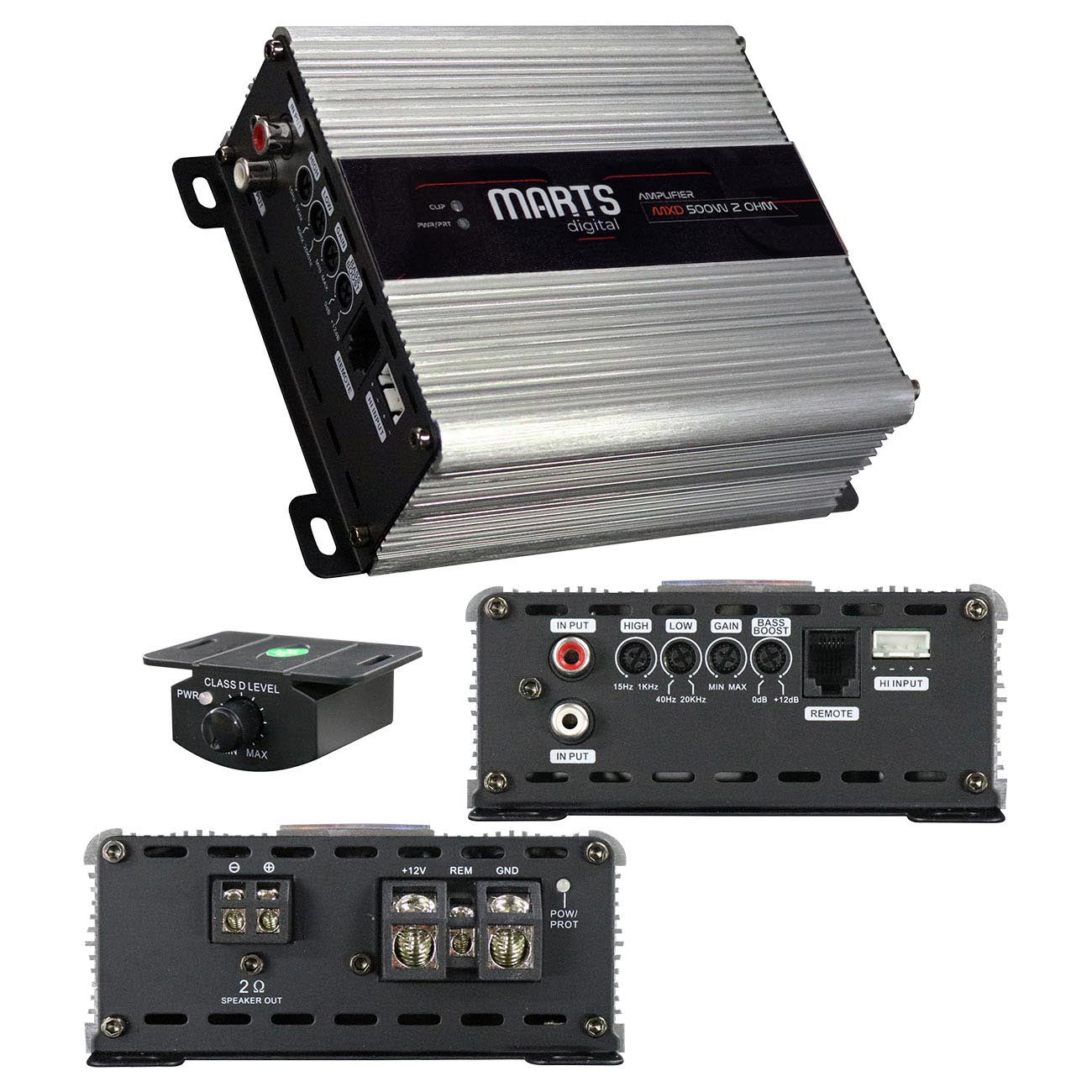 Marts MXD5002OHM Full Range Monoblock Amplifier - 500W RMS - View 1