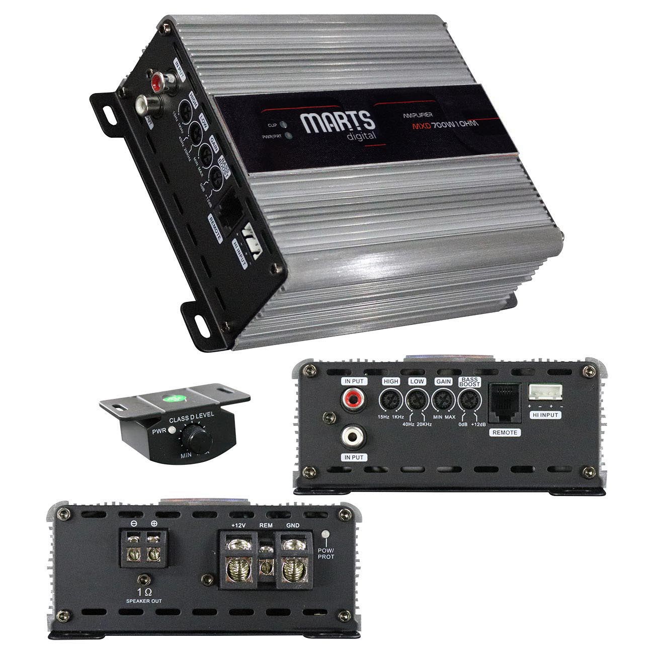 Marts MXD7001OHM Full Range Monoblock Amplifier - 700W RMS Power - View 1