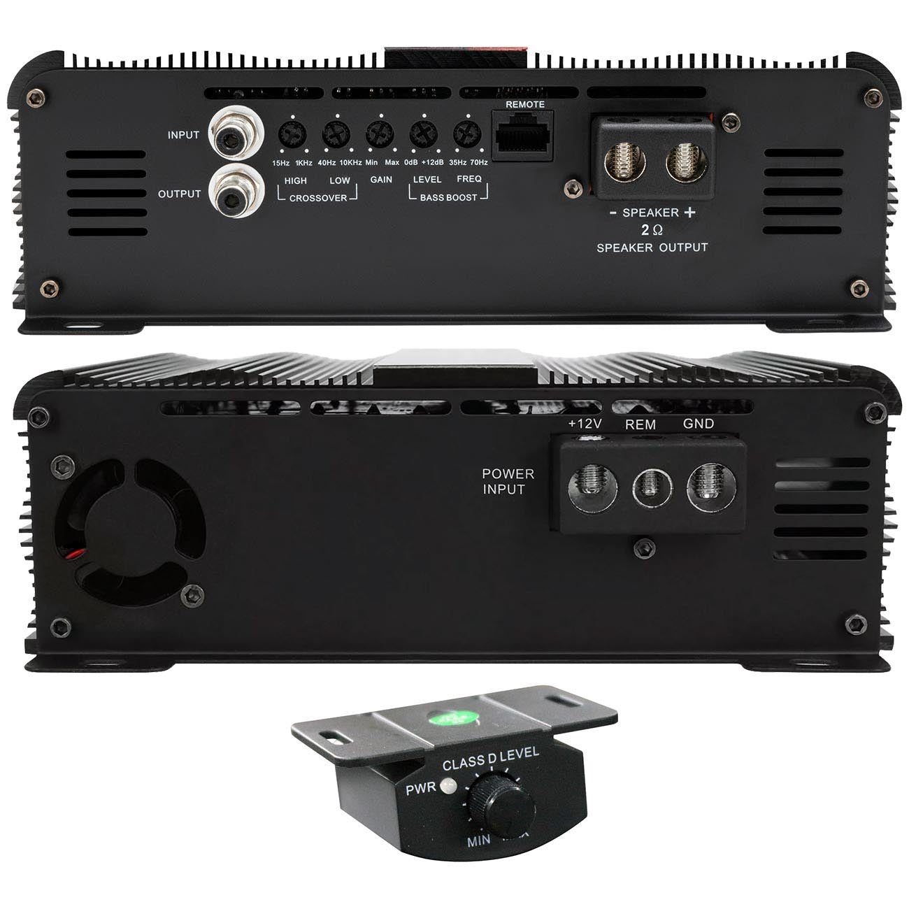 Marts MXD80002OHM Full Range Monoblock Amplifier - 8000W RMS Power - View 3