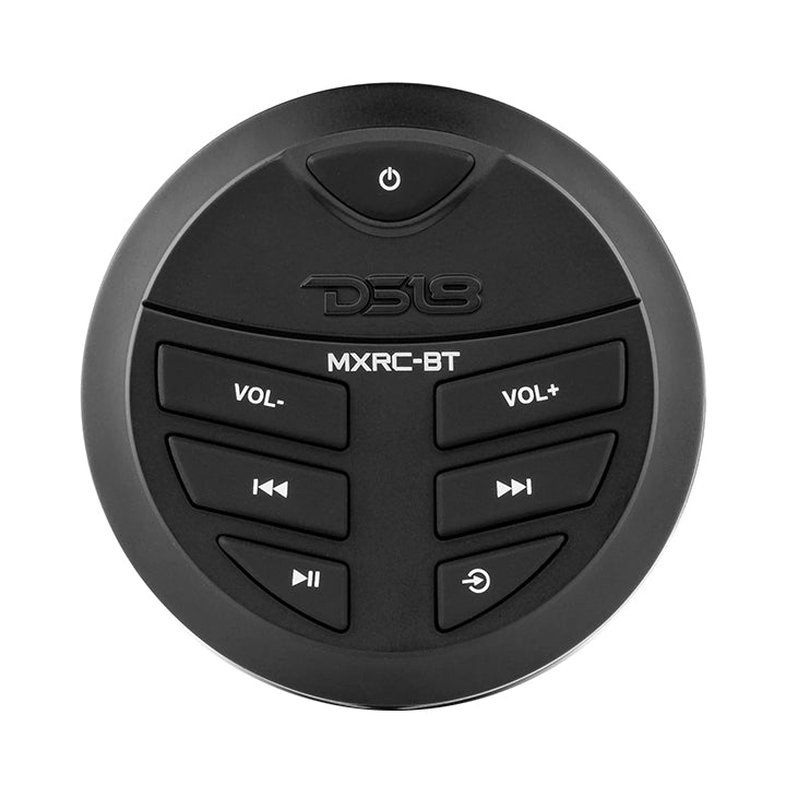 DS18 MXRCBT Marine Waterproof Bluetooth Streaming Audio Receiver with Controller - Compatible with Android and iPhone