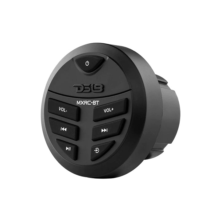 DS18 MXRCBT Marine Waterproof Bluetooth Streaming Audio Receiver with Controller - Compatible with Android and iPhone