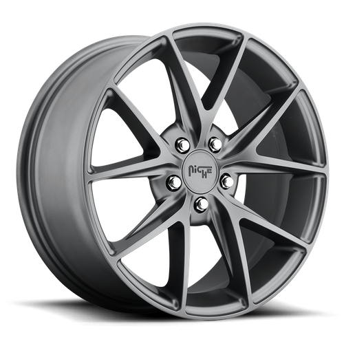Niche 1PC M116 Misano 19-Inch Matte Gunmetal Wheel, 5x112, 34mm Offset