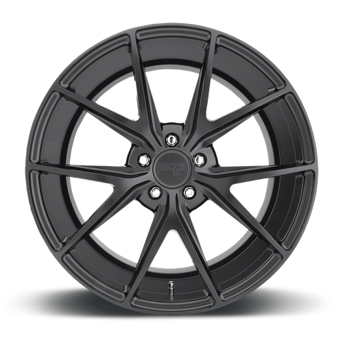 Niche 1PC M117 Misano 20x9 Matte Black Wheel, 5x115 Bolt Pattern, +18 Offset
