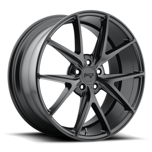Niche 1PC M117 Misano Matte Black 20x9 Wheel, 5x4.5 Bolt Pattern, +35 Offset