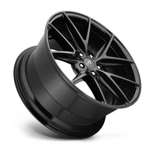 Niche 1PC M119 Misano Gloss Black 20x10 Wheel, 5x120 Bolt Pattern, +40 Offset