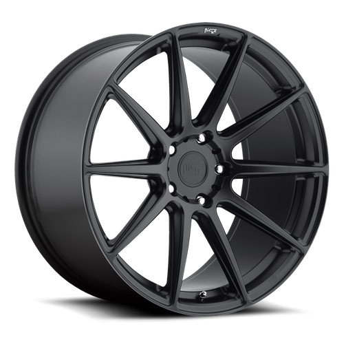 Niche M147 Essen 19x8.5 Matte Black Wheel, 5x4.5 Bolt Pattern, +35 Offset