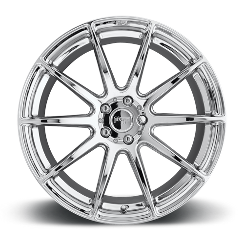 Niche 1PC M148 ESSEN 19-Inch Chrome Wheel, 5x120 Bolt Pattern, +35 Offset
