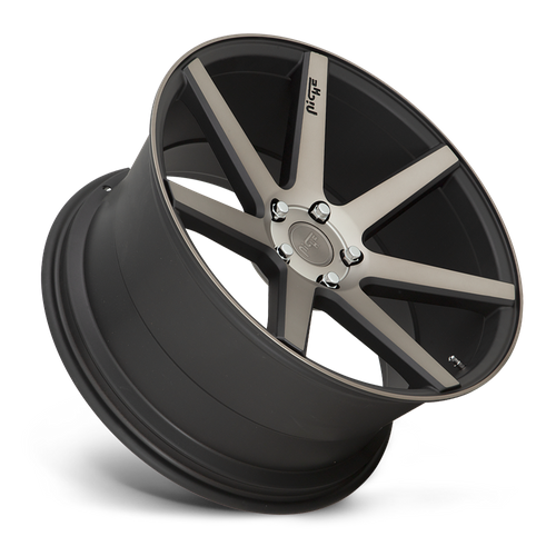 Niche 1PC M150 Verona 20x9 Matte Black Machined Wheel, 5x4.5, +35 Offset