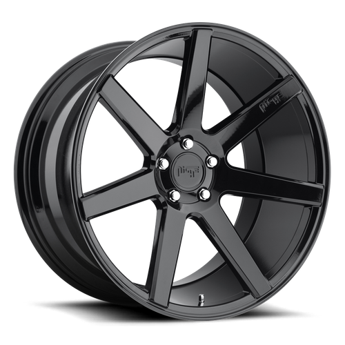 Niche 1PC M168 Verona Gloss Black 20x9 Wheel, 5x112 Bolt Pattern, 38mm Offset