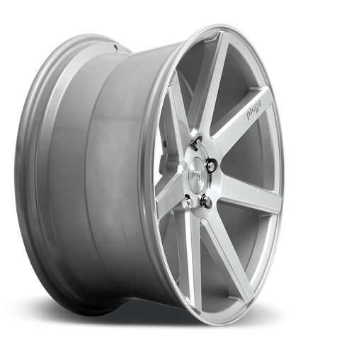 Niche M179 Verona Gloss Silver Machined 20-Inch Wheel, 5x4.5 Bolt Pattern, +35 Offset