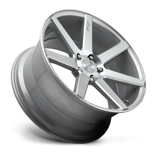 Niche M179 Verona 19x8.5 Gloss Silver Machined Wheel, 5x4.5 Bolt Pattern, +35 Offset