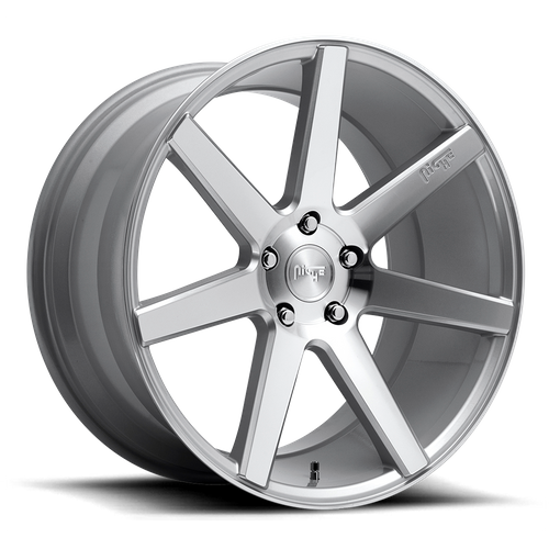 Niche M179 Verona 19x8.5 Gloss Silver Machined Wheel, 5x4.5 Bolt Pattern, +35 Offset