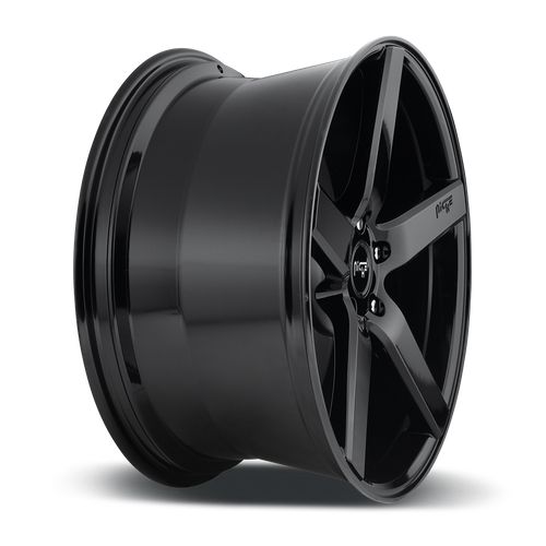 Niche 1PC M188 Milan Gloss Black 20-Inch Wheel, 5x120 Bolt Pattern, +35 Offset