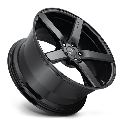 Niche 1PC M188 Milan Gloss Black 20-Inch Wheel, 5x120 Bolt Pattern, +35 Offset